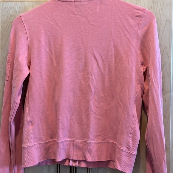 Gap Stretch Pink Zip Up Knit Jacket - Picture 5 of 5